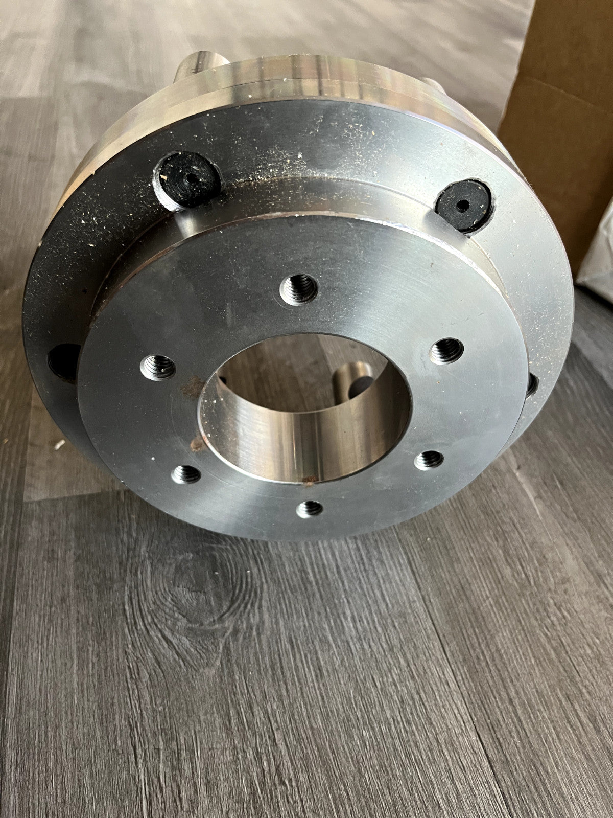 Pratt Lathe Chuck Adapter Back Plate: 10" Chuck, for Self-Centering Chucks