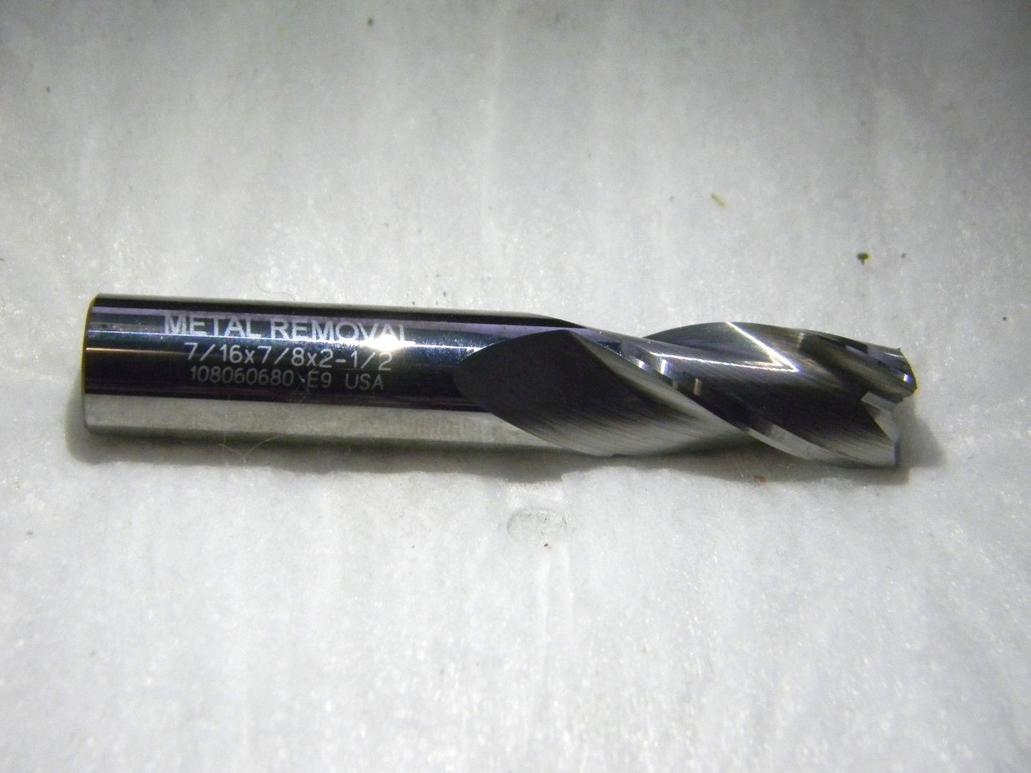Metal Removal 7/16" x 7/16" x 7/8" x 2-1/2" 3FL Single End M