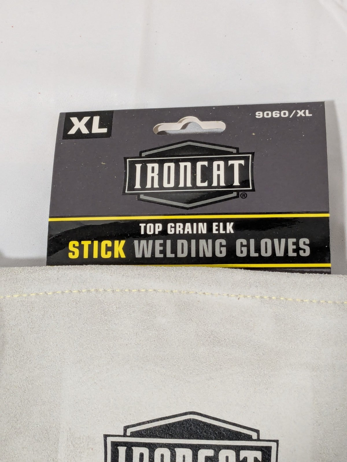 Ironcat Welding Gloves, Gauntlet Cuff, Reinforced Thumb 9060/XL