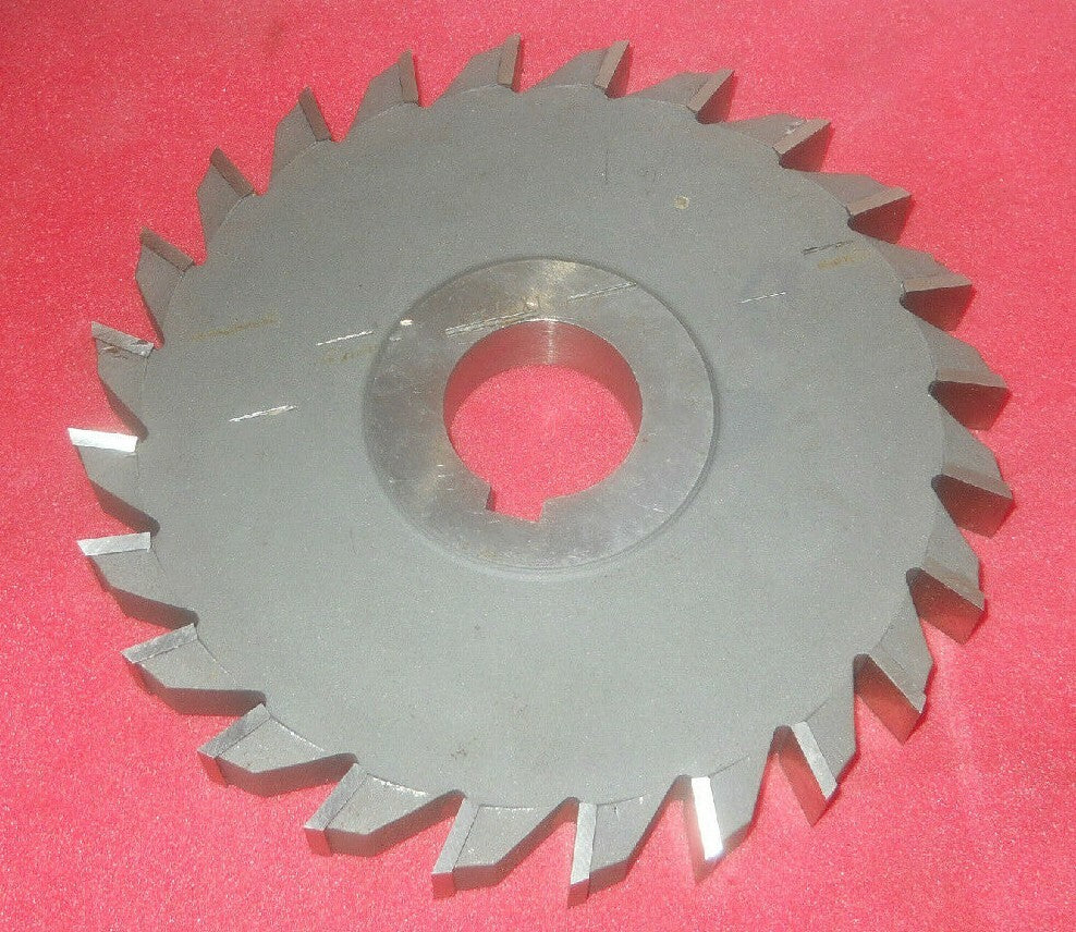 Precision 6" x 5/8" x 1-1/4" HSS Arbor Straight Side Milling Cutt