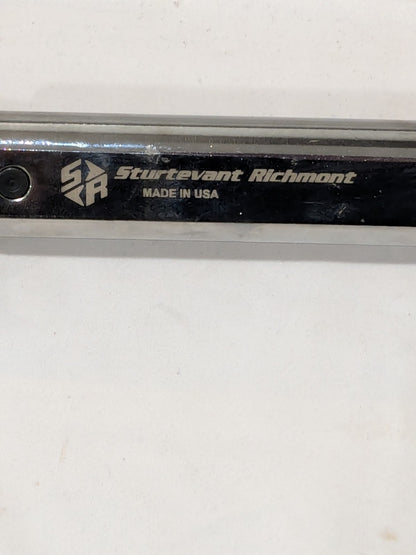Sturtevant Richmont 3/8" Drive Preset Torque Wrench 14-13/16" OAL 810055
