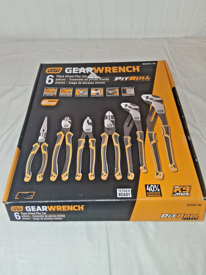 GEARWRENCH 5 Pc PITBULL Dual Material Mixed Pliers Set 82204C-06 INCOMPLETE