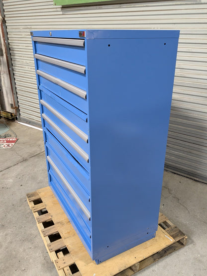 Lista Modular Storage Cabinet 10 Drawer 59 x 40 x 22 Steel Blue  SCRATCH N DENT