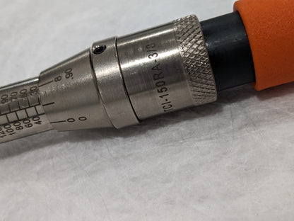 Utica Ratchet Head Torque Wrench TCI-150RA-3/8 USED
