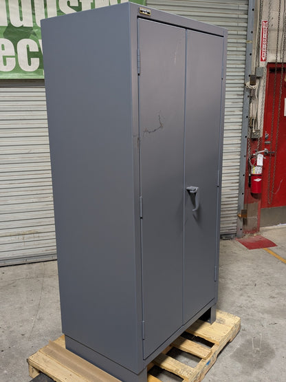 Durham Heavy Duty Storage Cabinet w/ Bins 4-Shelves 12 Ga. Welded Steel