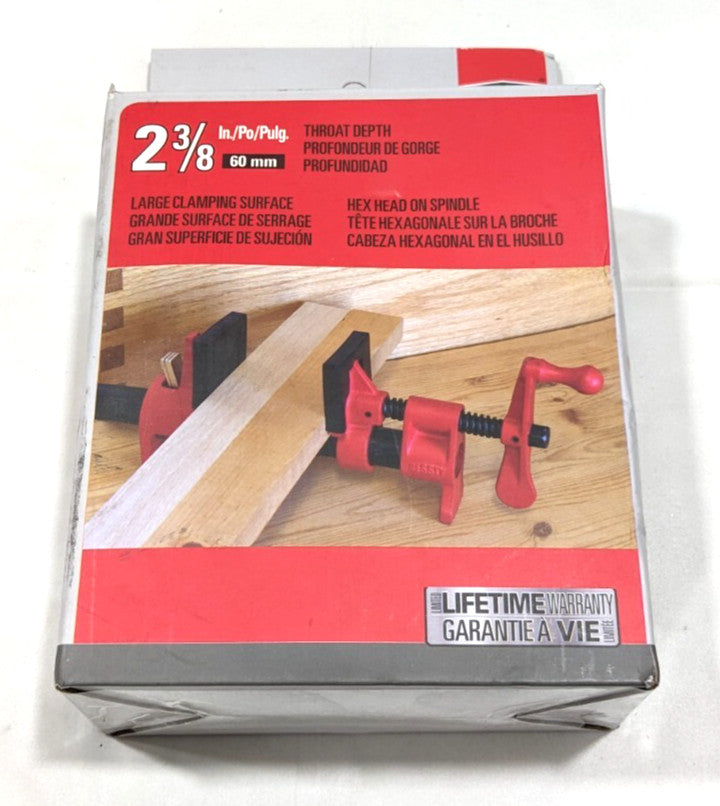 BESSEY Clamping Fixture  3/4" Pipe  2-3/8" Throat Depth  PC34-2