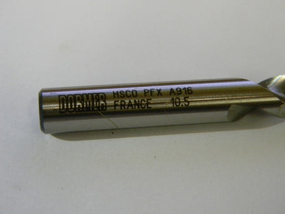Dormer 10.5mm x 4.606mm x 7.244" A916 HSCo PFX Split Point Jobber Drill #147269