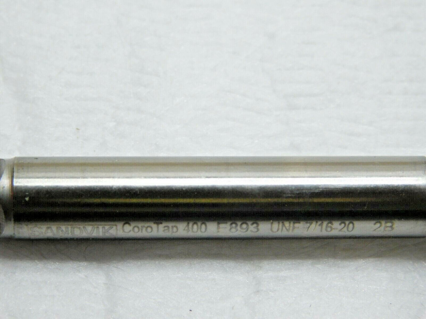 Sandvik Coromant CoroTap 400 Forming Tap HSS TiN 7/16-20 UNF 2B E8937/16 2618139