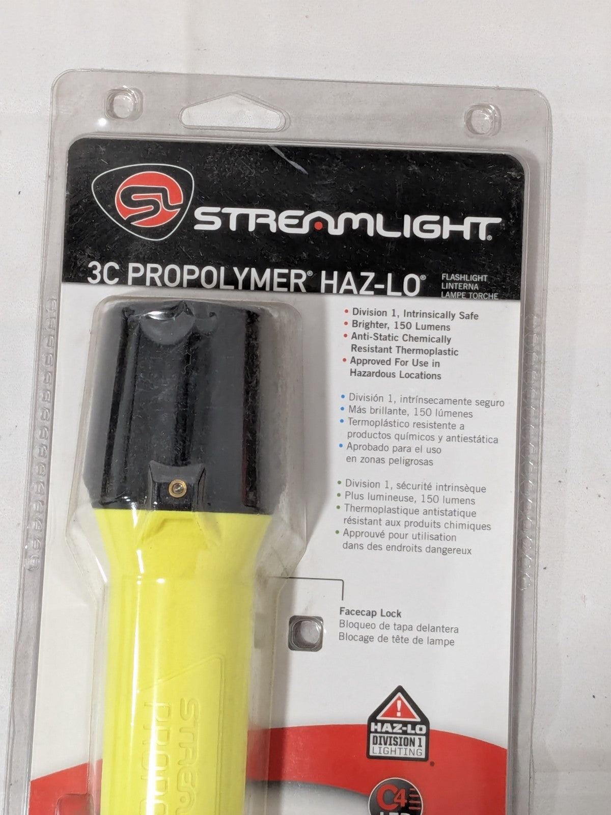 Streamlight Handheld Flashlight: LED, 18 hr Max Run Time 33820