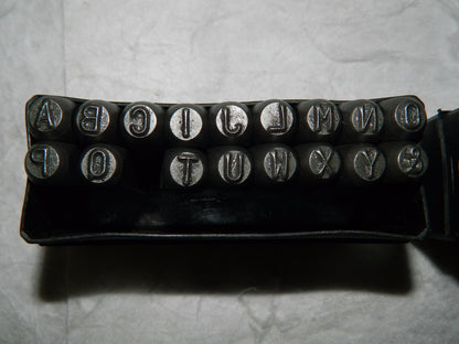 PRO Grade 1/4" Character Steel Stamp Set 00929489 INCOMPLETE