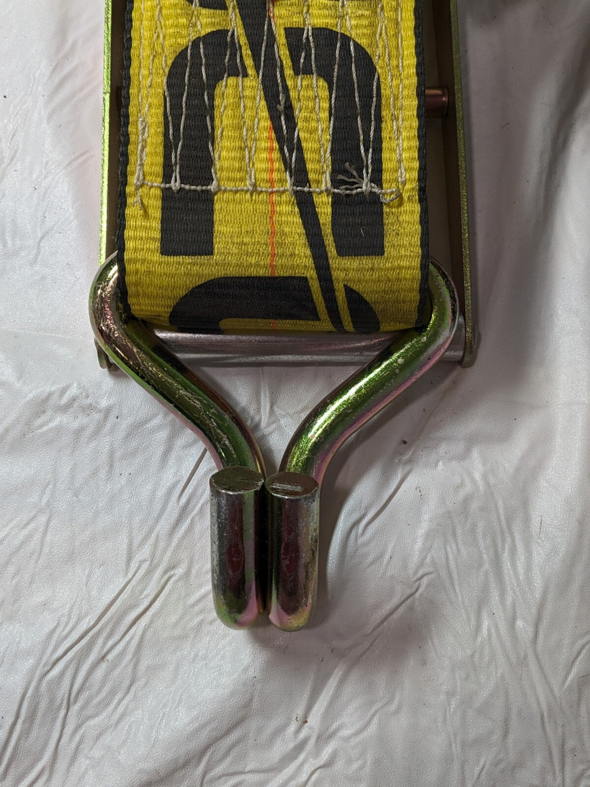 US Cargo Polyester Tie Down: 30' Long, 4" Wide, 5400 lb 8530WH-Y