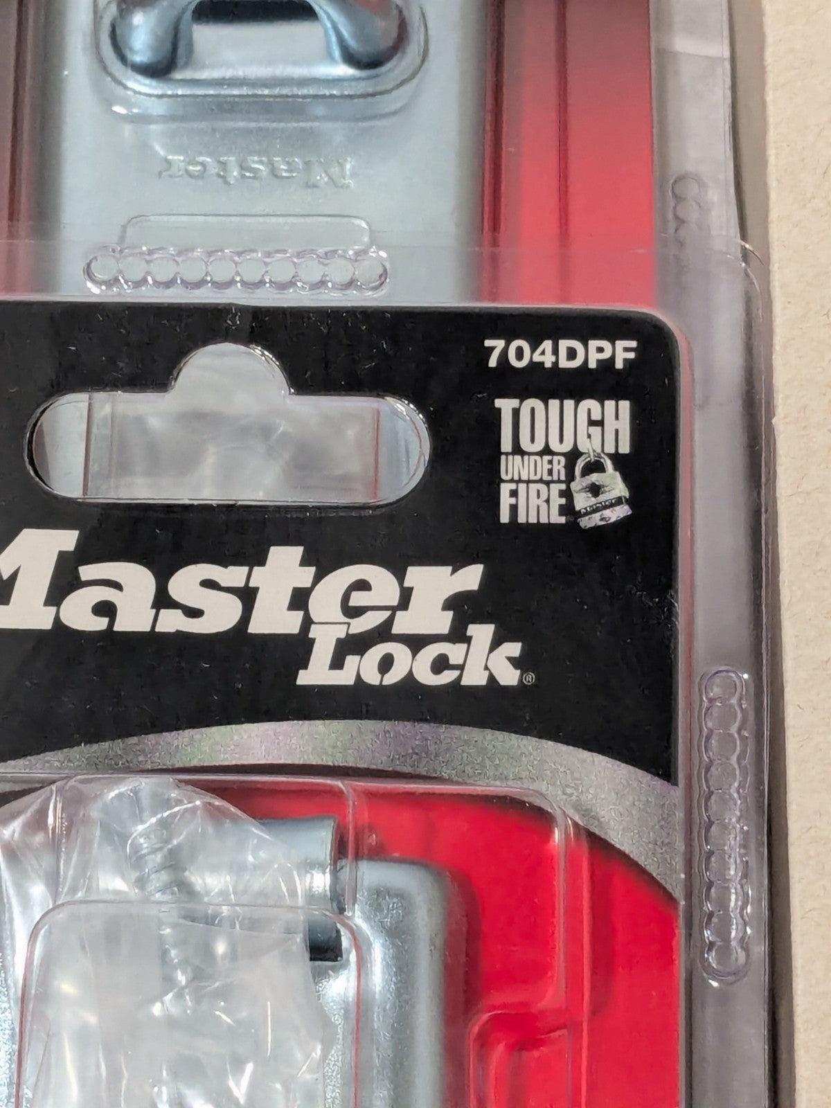 Master Lock 4-1/2" High Security Hasp Hardened Steel Locking Eye Box of 4 7