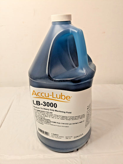 Accu-Lube Medium To Heavy Duty Machining Fluid 1 Gallon Bottle LB-3000