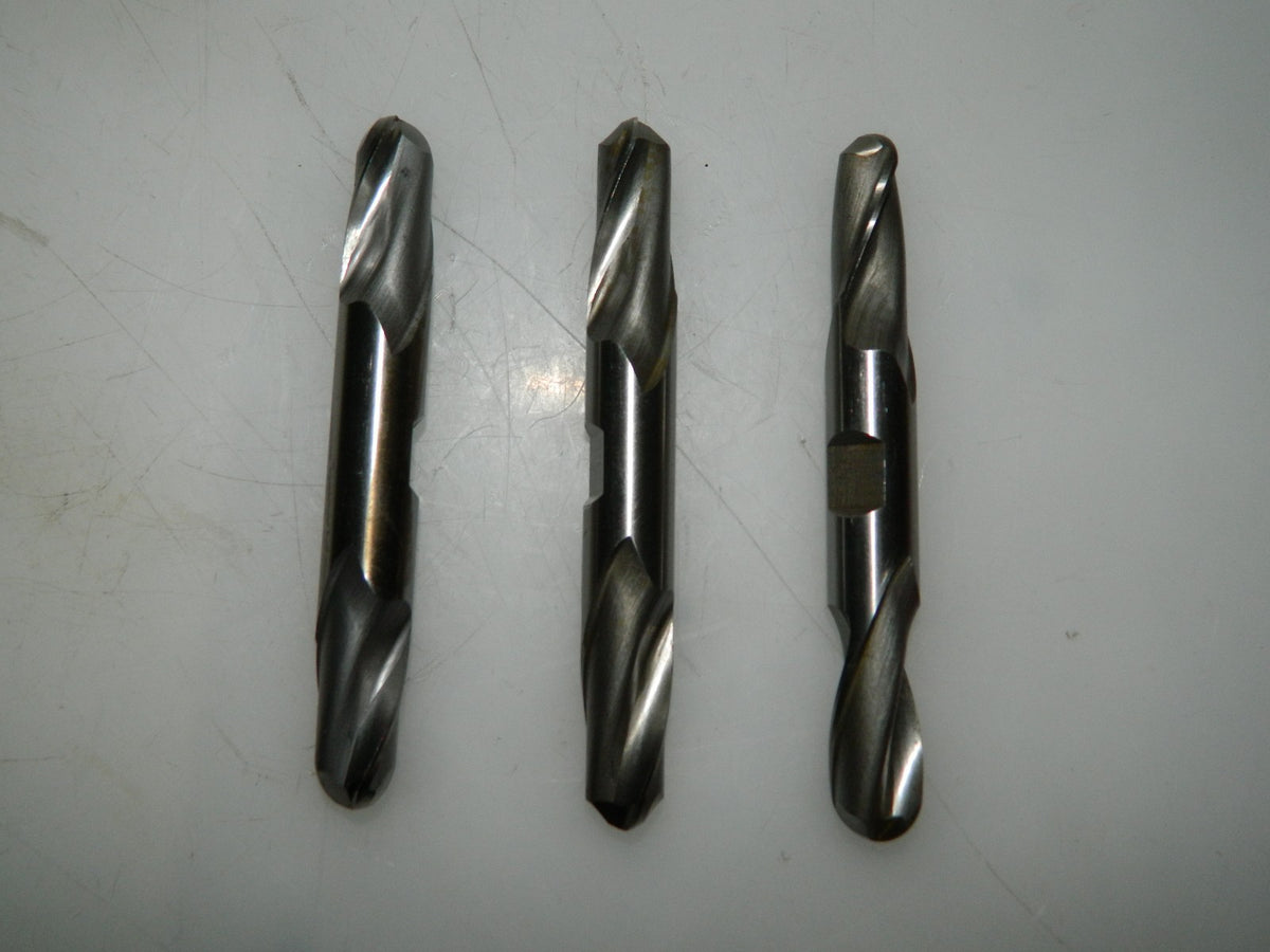 Toolmex Double End Mills 3Pack 1/2" x 1/2" x 13/16" x 3-3/4"