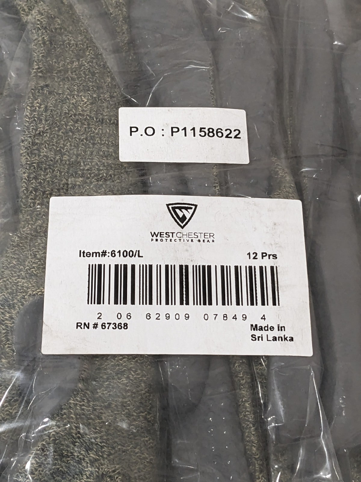 West Chester IRONCAT Green/Gray Sz L Welding Gloves - Qty 12 6100/L