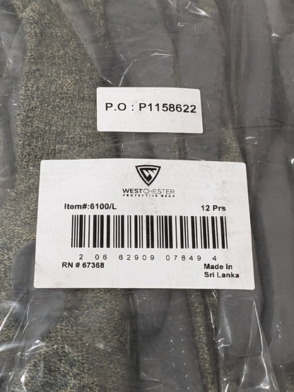 West Chester IRONCAT Green/Gray Sz L Welding Gloves - Qty 12 6100/L