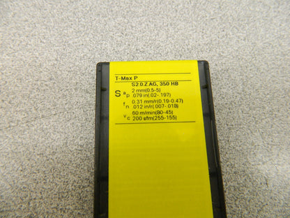 Sandvik Turning Insert: SNMG433-SMR S05F, Solid Carbide Qty 4 5909062
