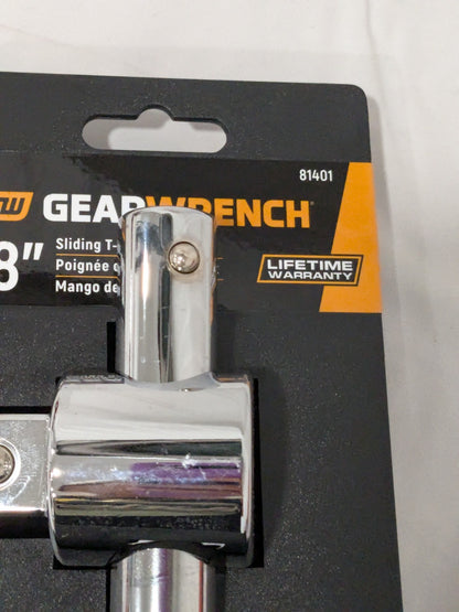 GEARWRENCH Sliding T-Handle: Chrome-Plated 18" OAL 81401