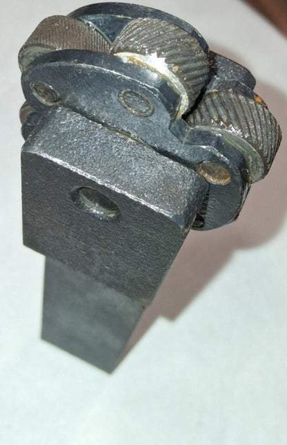 Groz Revolving-Head Bump Knurler 5/8" W 1-3/8" H x 7-1/2" L Shank KT/6-1