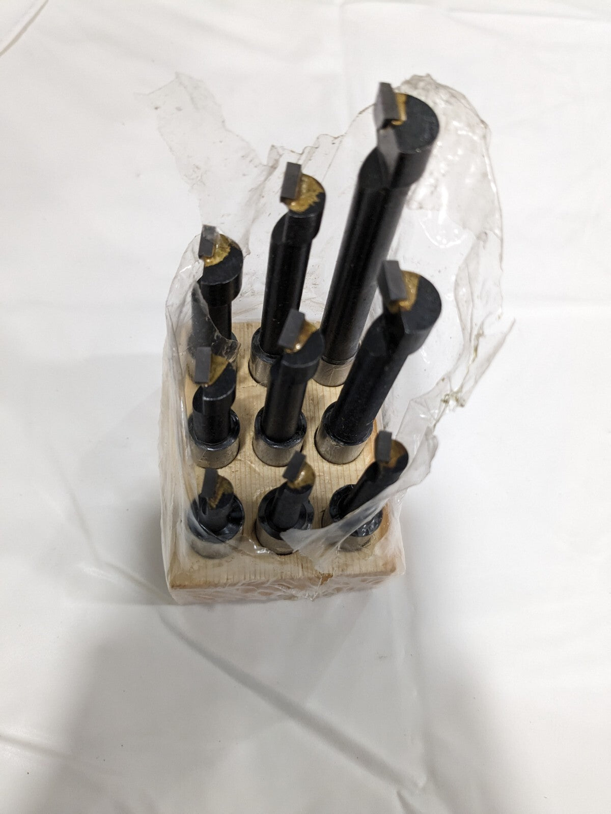 9 Pc Boring Bar Set 5/16 to 9/16" Min Diam, 2-1/4 to 4-1/2" OAL 375-1206