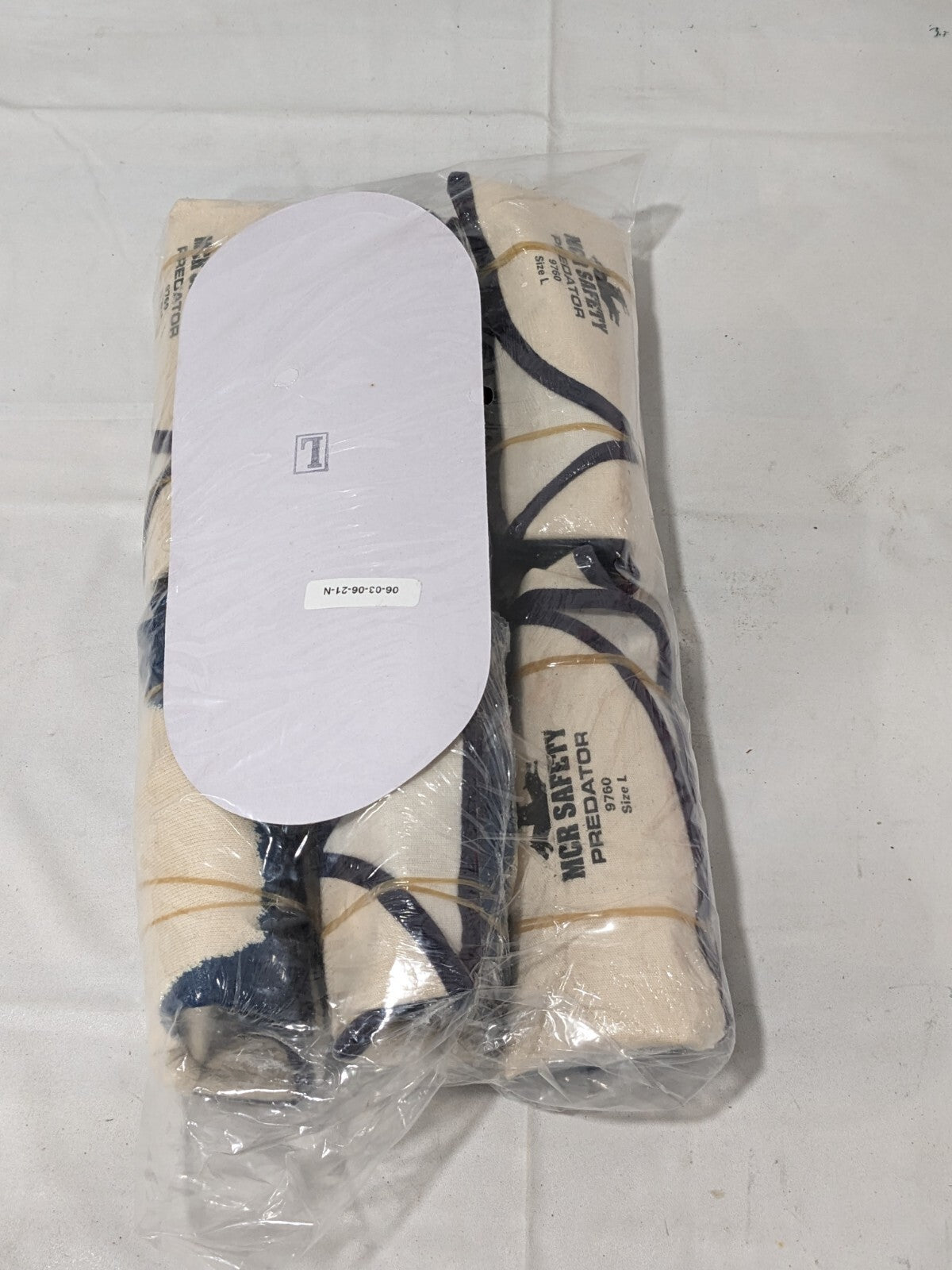 MCR SAFETY Gloves, Predator Supported Nitrile Palm Coated, Sz L Qty 6 VP9760L