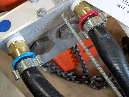 CM ShopAir Air-Powered Chain Hoist 300 Lb. Cap 10 Ft. Max. Lift PARTS / REPAIR