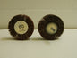 Pro Mounted Flap Wheels 10Pk 3" Dia 1" Face Width Aluminum Oxide Coated 64706039
