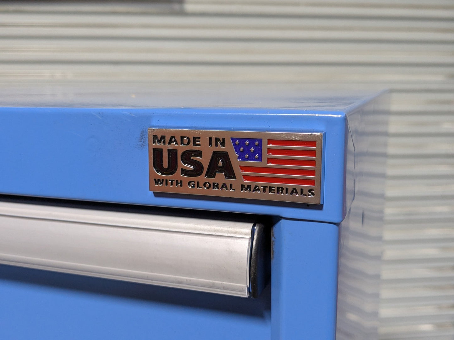 Lista Modular Storage Cabinet 10 Drawer 59 x 40 x 22 Steel Blue  SCRATCH N DENT