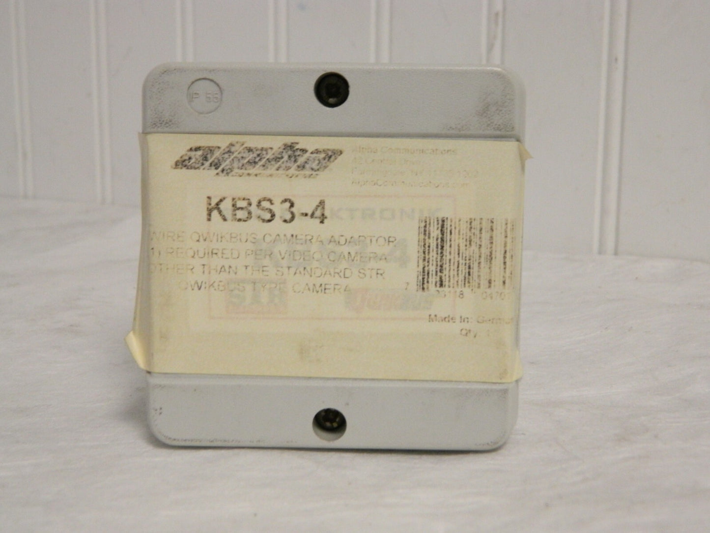 Alpha 4-Wire Qwikbus Camera Adapter KBS3-4