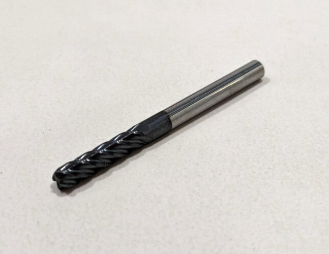 ACCUPRO Corner Radius Carbide End Mill 1/8" Dia x .3 Radius 4FL  87810677