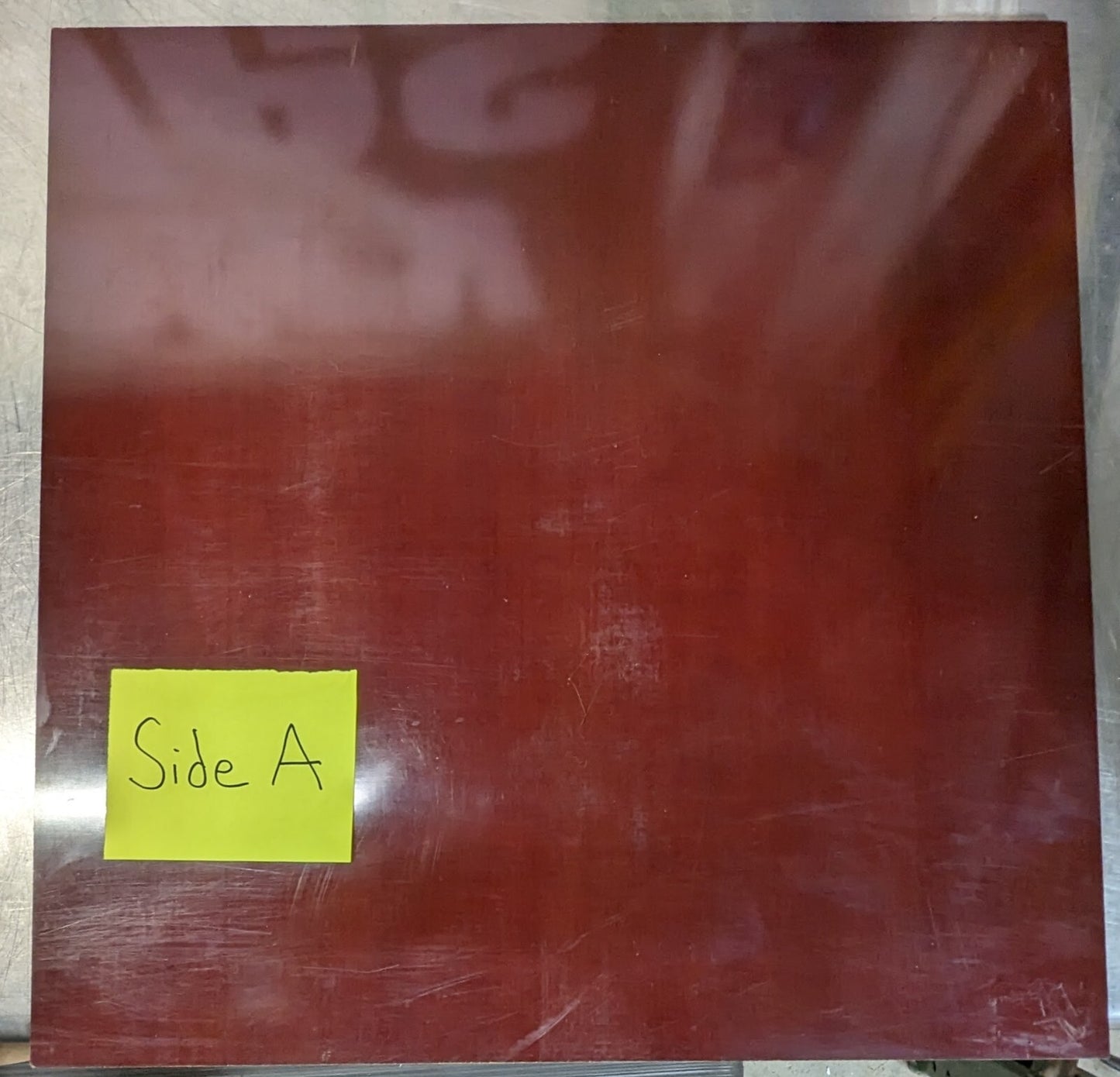 Plastic Sheet 1/2" Thick 24" Square Tan FBEX.5002424N
