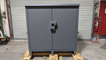 Durham Heavy Duty Job Site Storage Cabinet 3-Shelf 64 x 24 x 62 Scratch N Dent