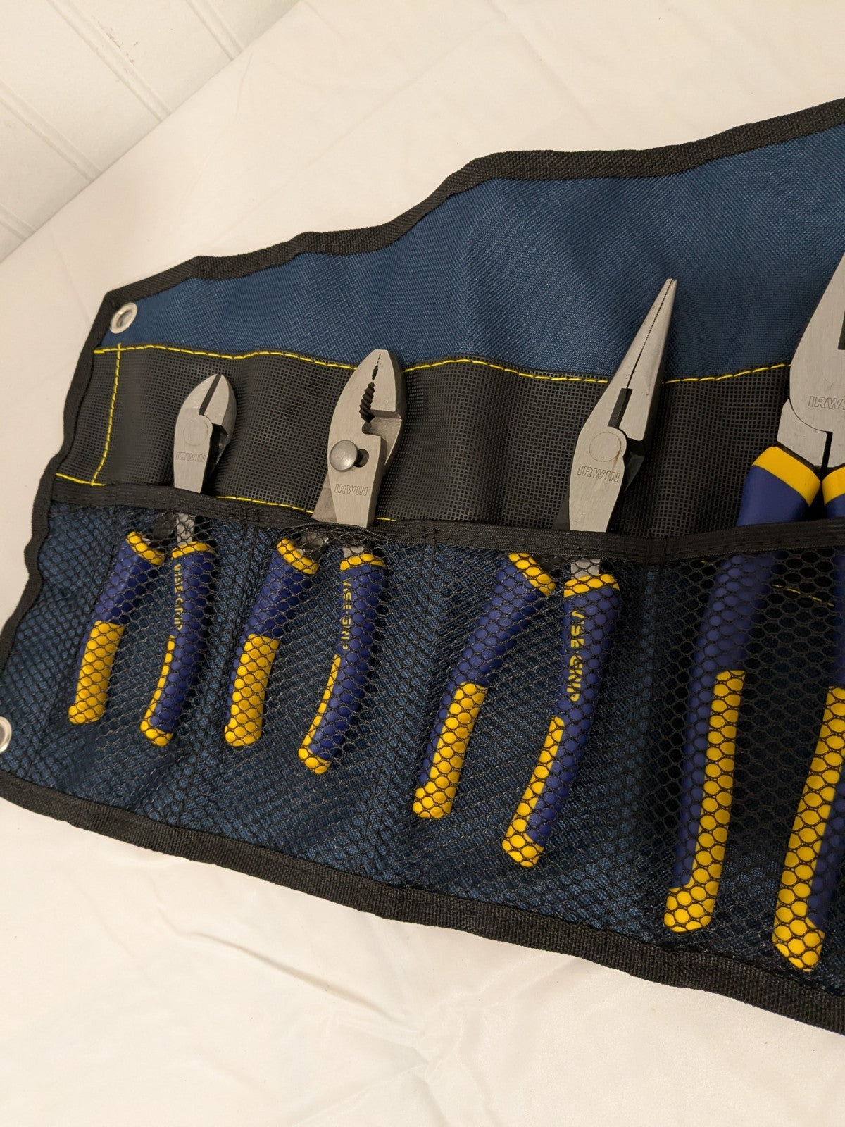 Irwin Plier Set: 8 Pc, Assortment Comes in Tool Roll 2078712