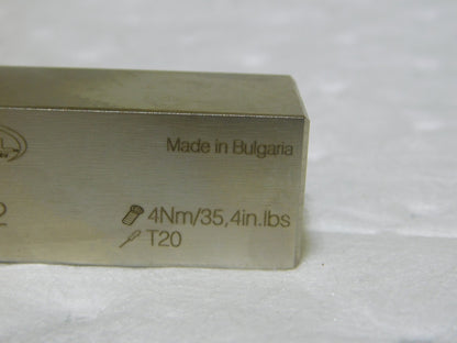 Hertel Indexible Cutoff Toolholder 31mm Max DOC 20mm Shank Dia RH 2000410