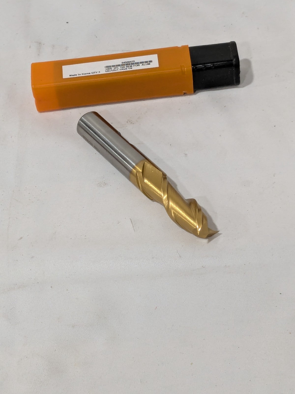 Hertel Square End Mill: 1/2" Dia, 1-1/4" LOC 3-1/4" OAL, 2 FL 84509470
