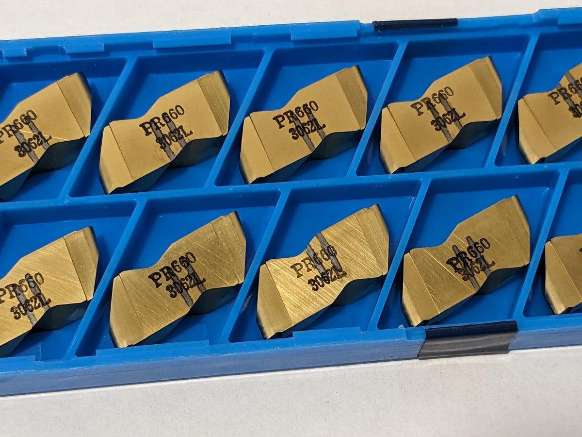 KYOCERA Grooving Insert 10ct KCRP3062 PR660 Solid Carbide TKO89068
