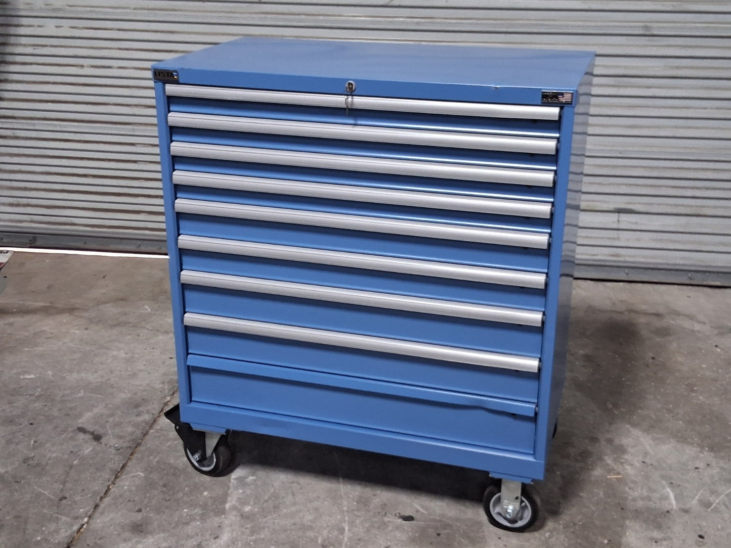 Lista Mobile Modular Storage Cabinet 9 Drawer 47 x 40 x 22 Scratch N Dent