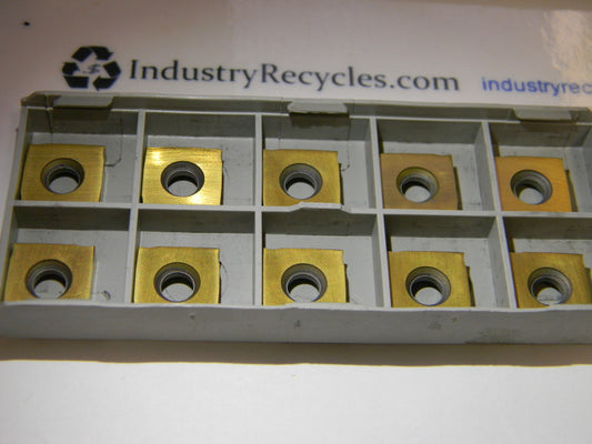 Hertel Snhx-1204t HC225m Carbide Milling Inserts, Box of 10