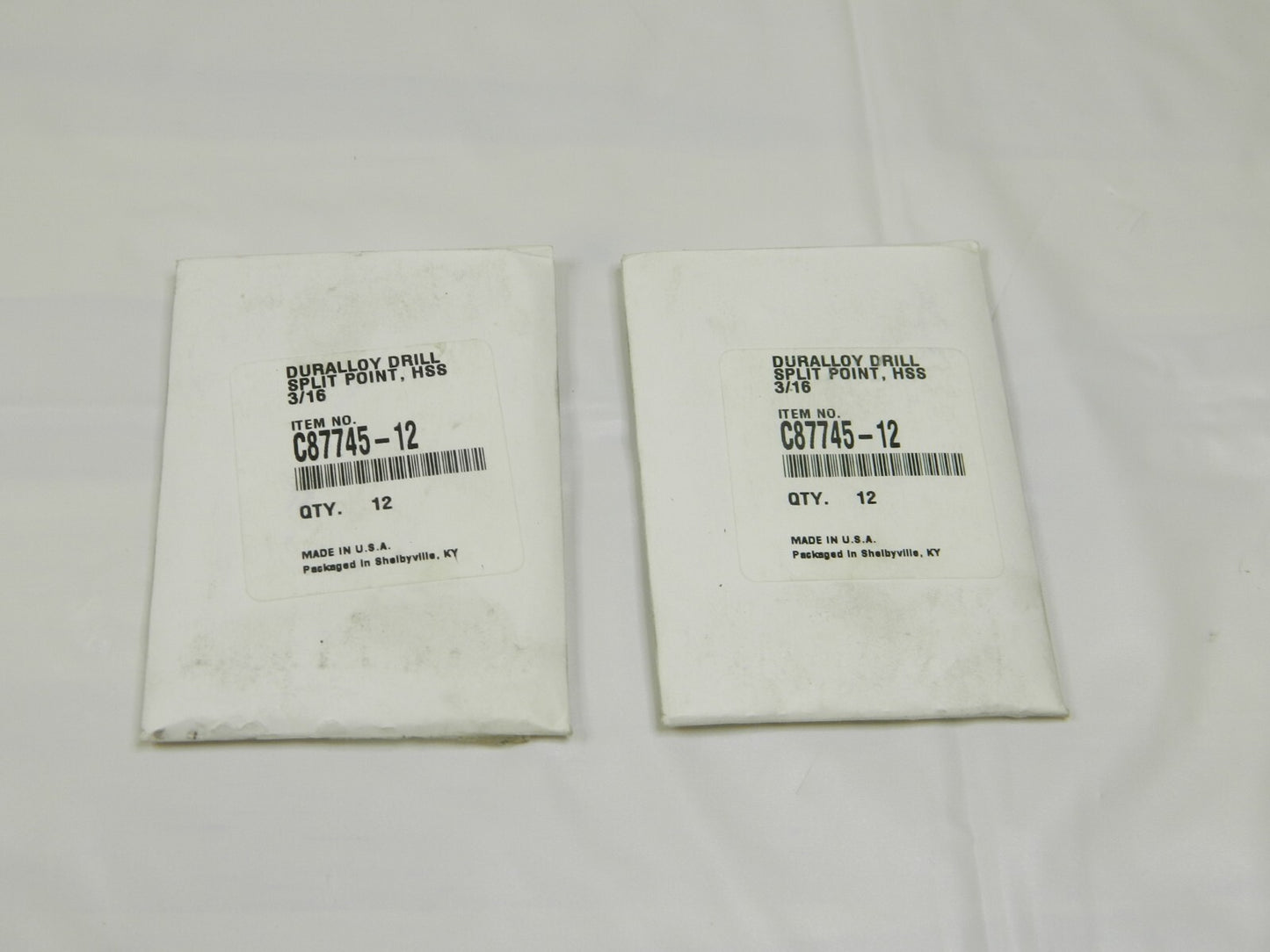 High Speed Steel Jobber Length Drill Bit: 0.1875 Dia, 135 ° Qty 24 C87745-12