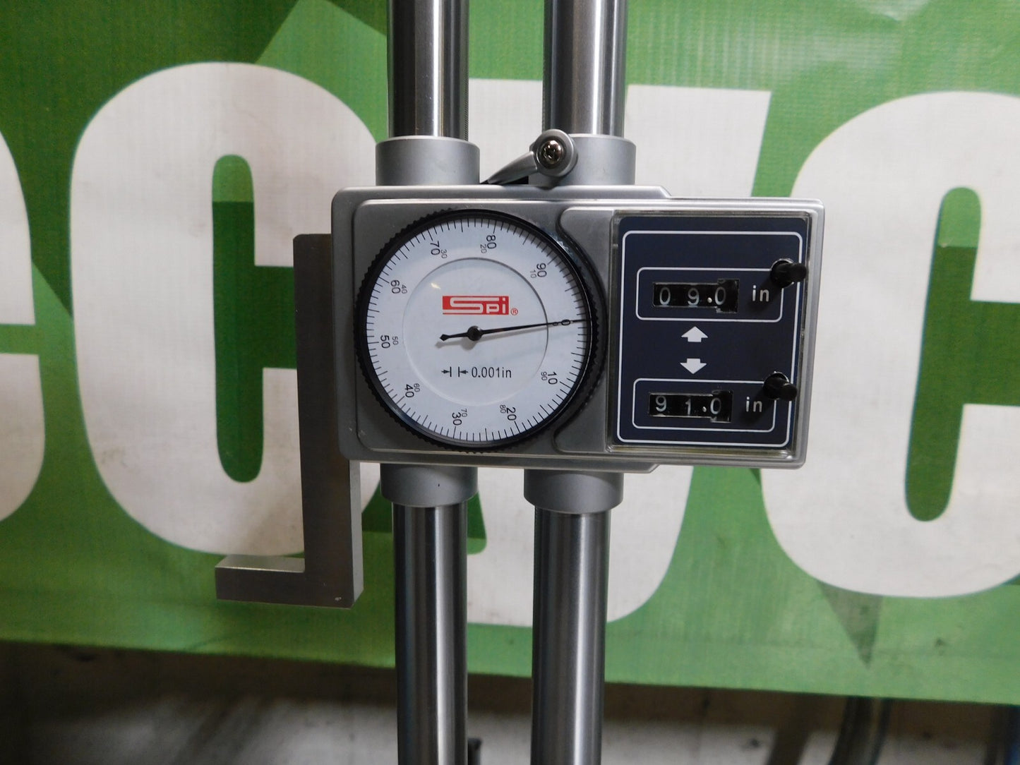 SPI Double Beam Stainless Steel Dial Height Gage 0-24" Range 11-564-2 INCOM