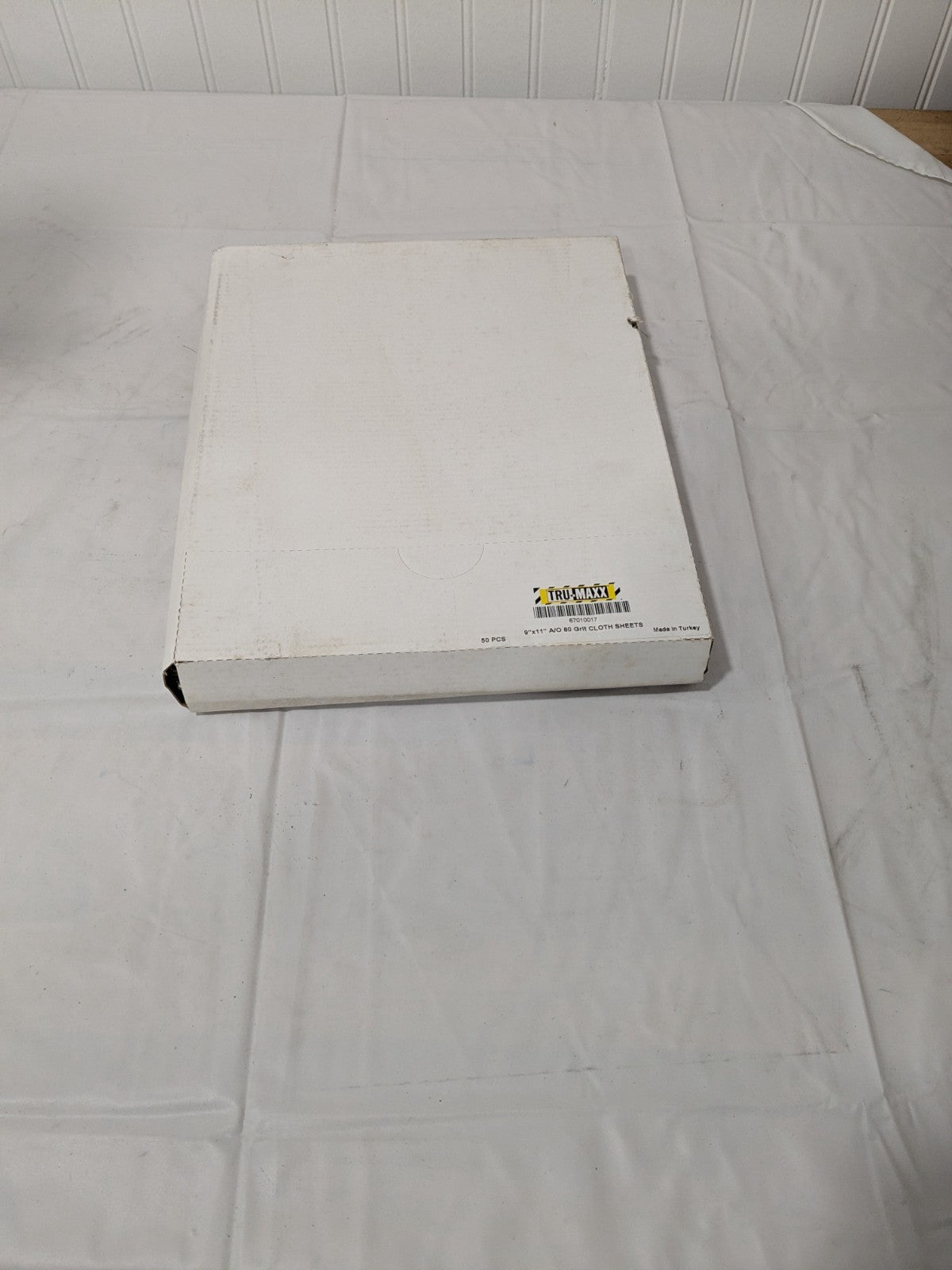 Tru-Maxx Sanding Sheet: 80 Grit, Aluminum Oxide, Coated Qty 50 67010017