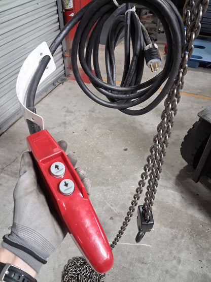 Milwaukee Electric Chain Hoist 2 Ton Cap 10 Ft Lift 115/230v 9572 Parts / Repair