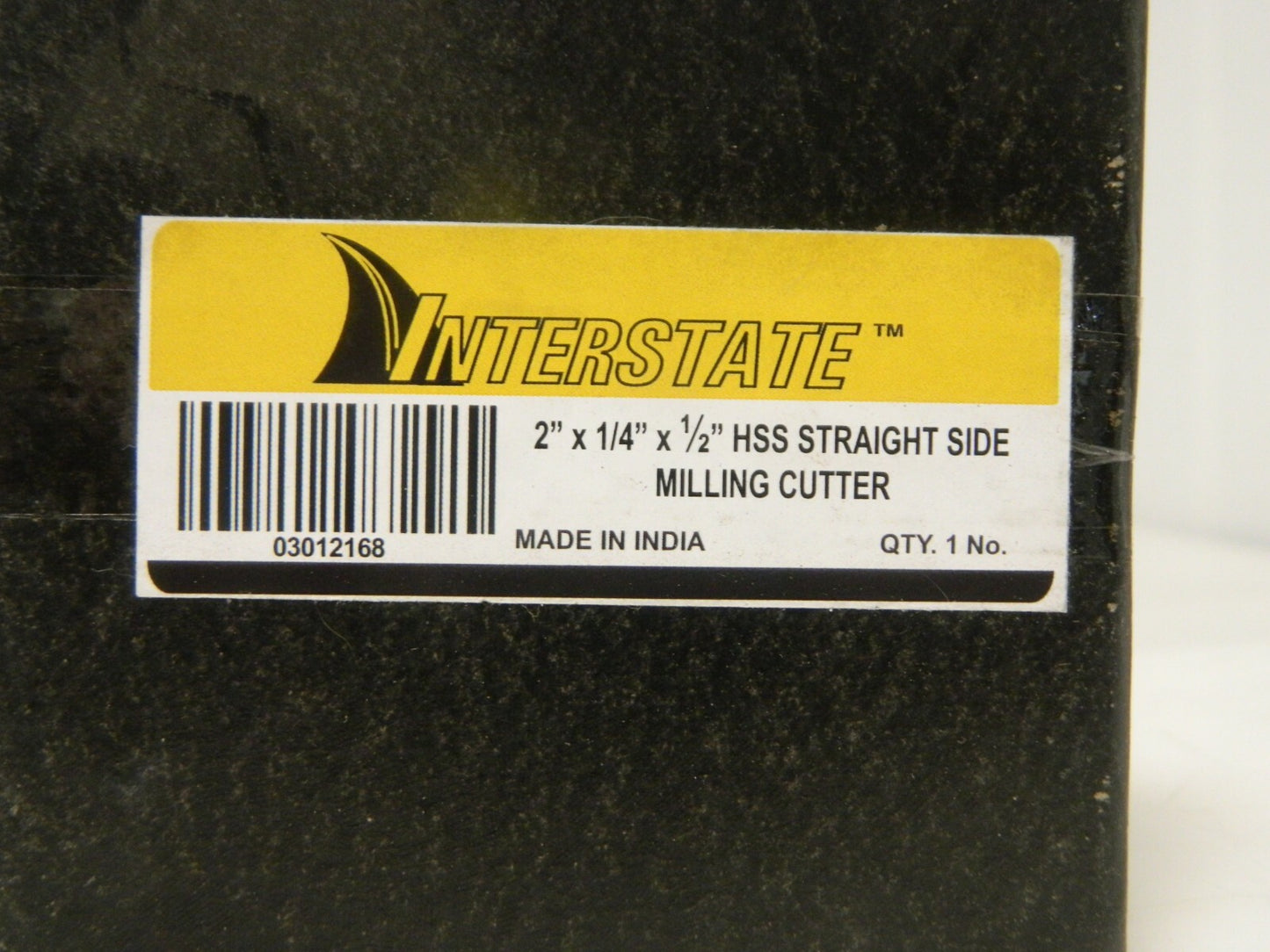 Interstate Straight Tooth Side Milling Cutter 2" Dia x 1/4" Width Qty