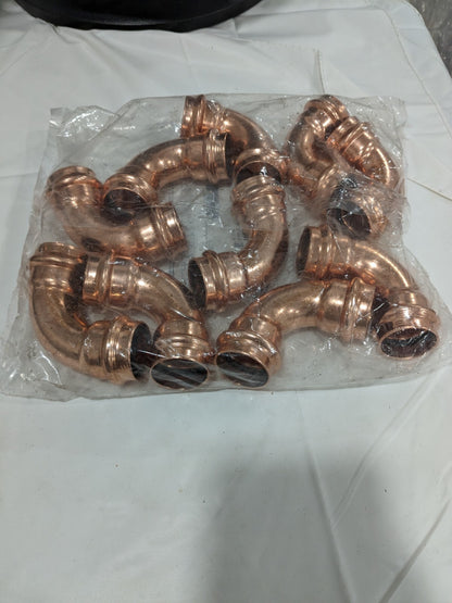 PROFLO 1 in. Copper Press Short Radius 90° Elbow Qty 10 PFXPP9G