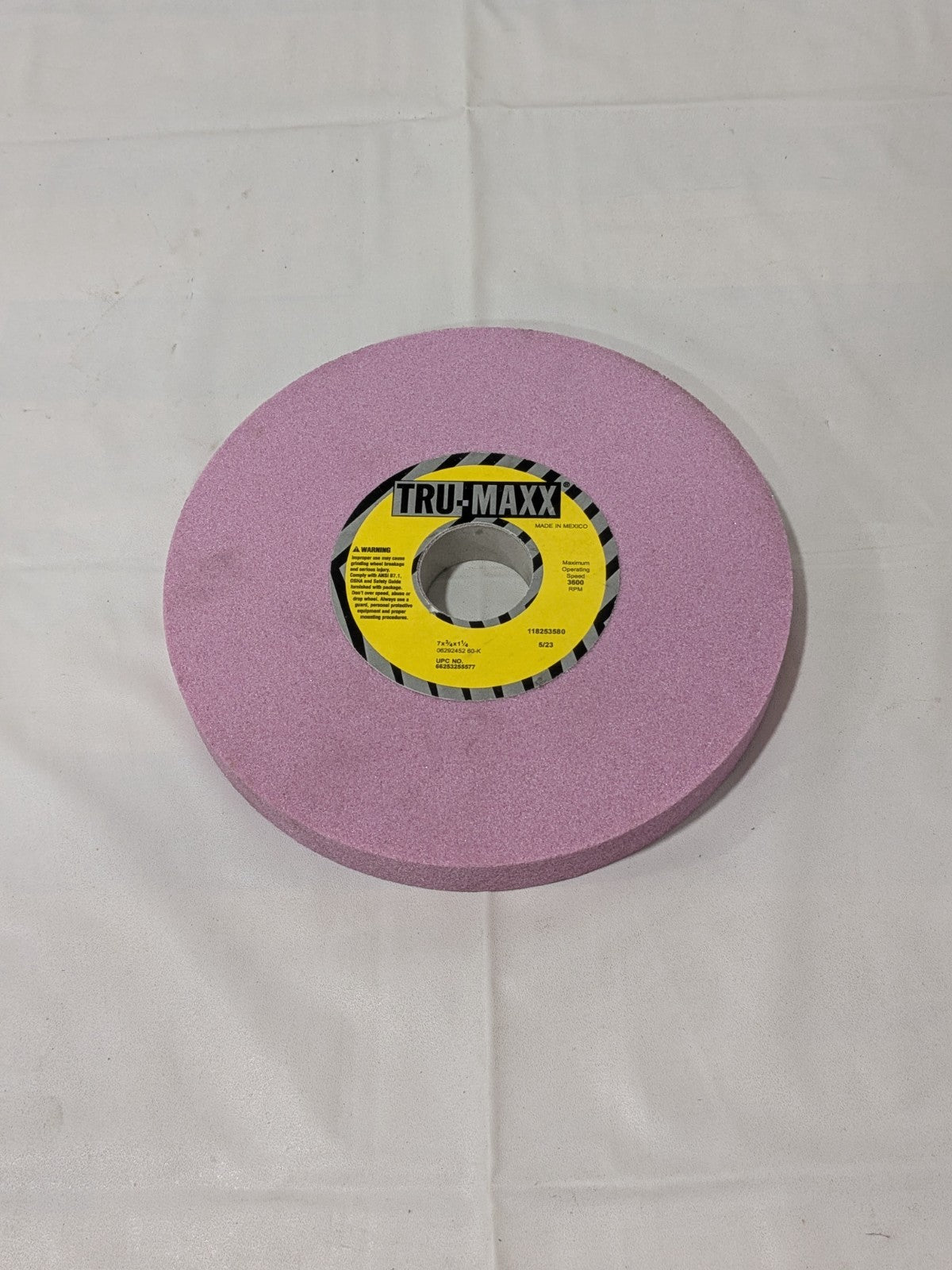 Tru-Maxx Surface Grinding Wheel 7" Dia 3/4" Thick 1-1/4" Arbor 60G 66253255577