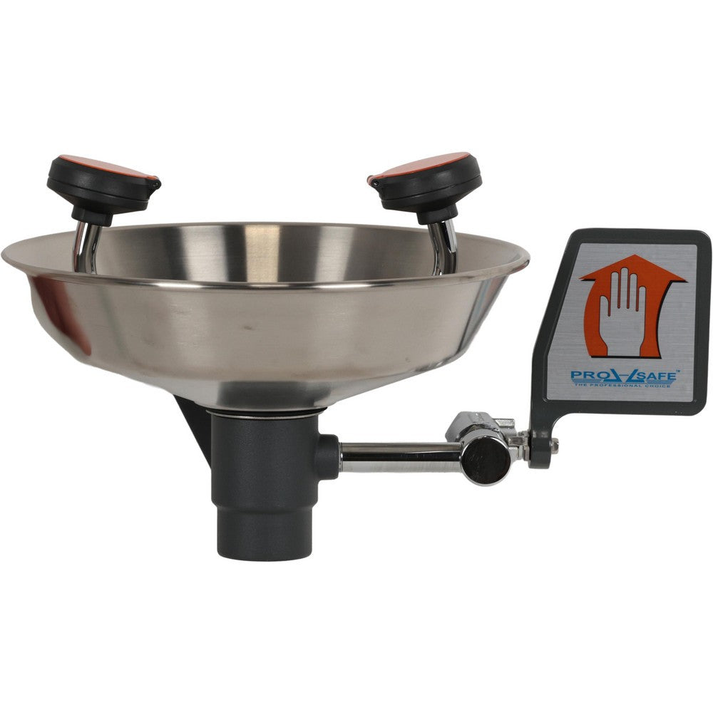 PRO-SAFE Wall Mount Stainless Steel Bowl Eye & Face Wash Station PSG1750
