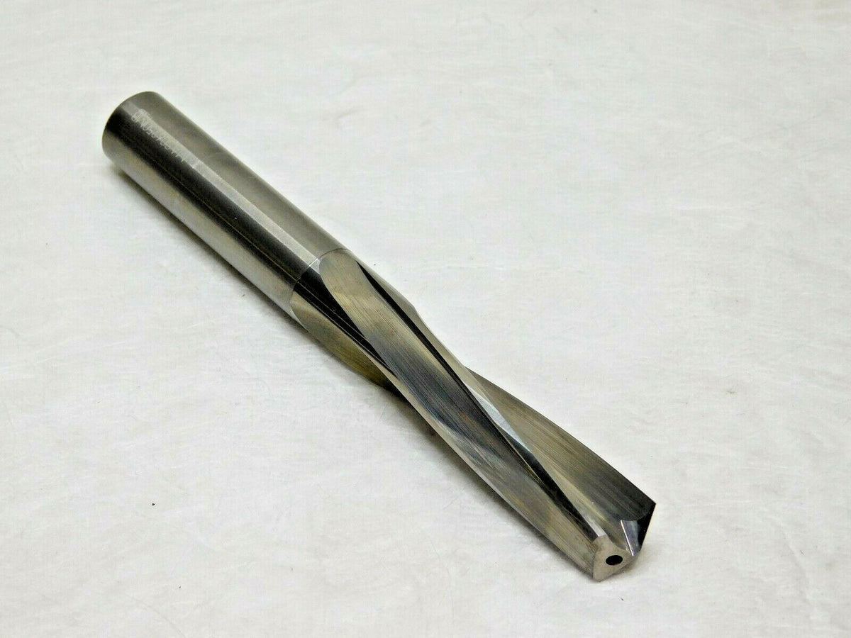 Mitsubishi Solid Carbide Drill w/Coolant 5.39" OAL MAS06250MB HTi10 215141