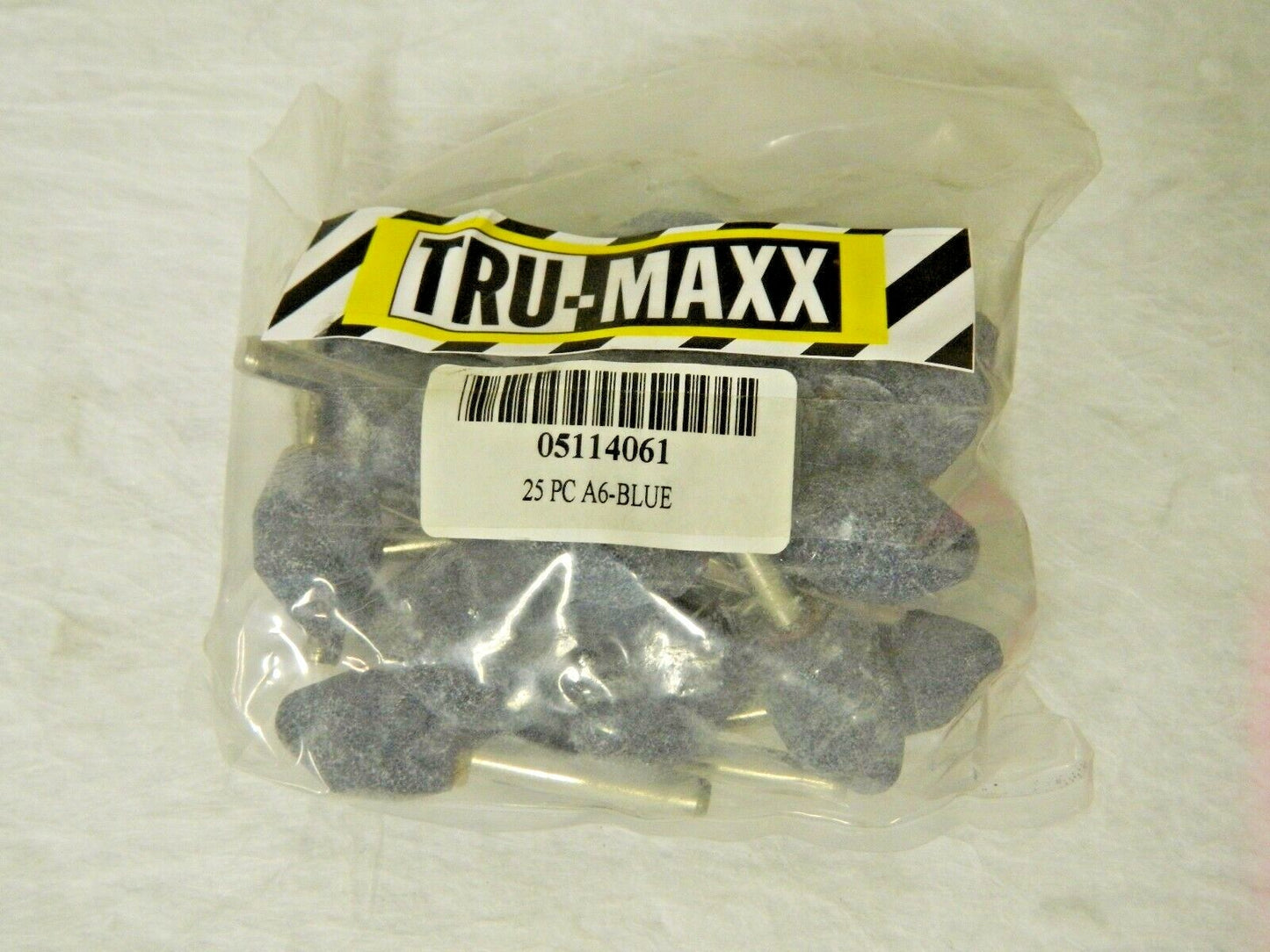 Tru-Maxx Aluminum Oxide Mounted Points 3/4"Dia x 1-1/8"T Qty 25  05114