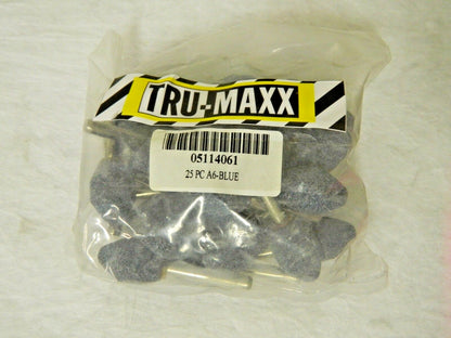 Tru-Maxx Aluminum Oxide Mounted Points 3/4"Dia x 1-1/8"T Qty 25  05114