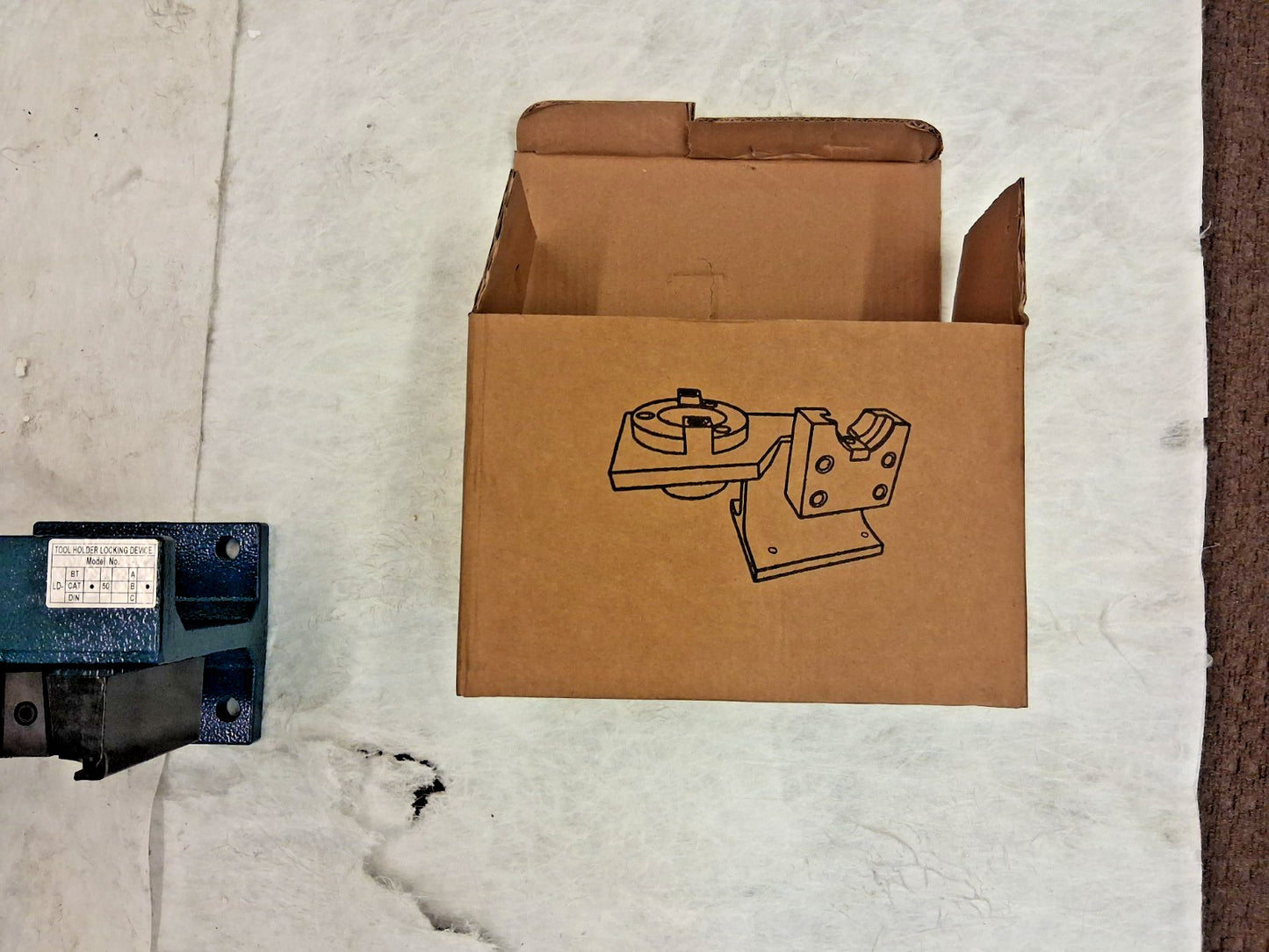 Pro CAT50 Compatible Tool Holder Tightening Fixture 2 Positions 287-6029